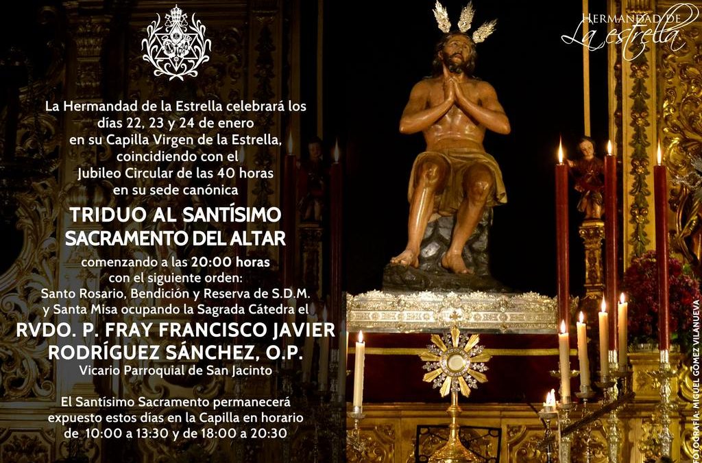 TRIDUO SANTISIMO 2018