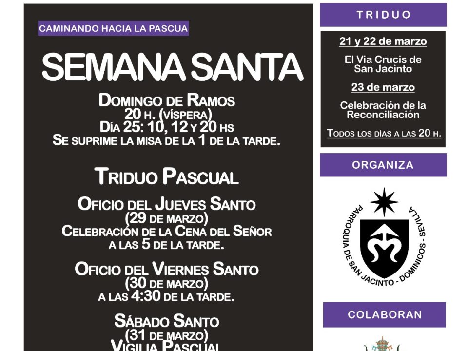 Caminando hacia la Pascua