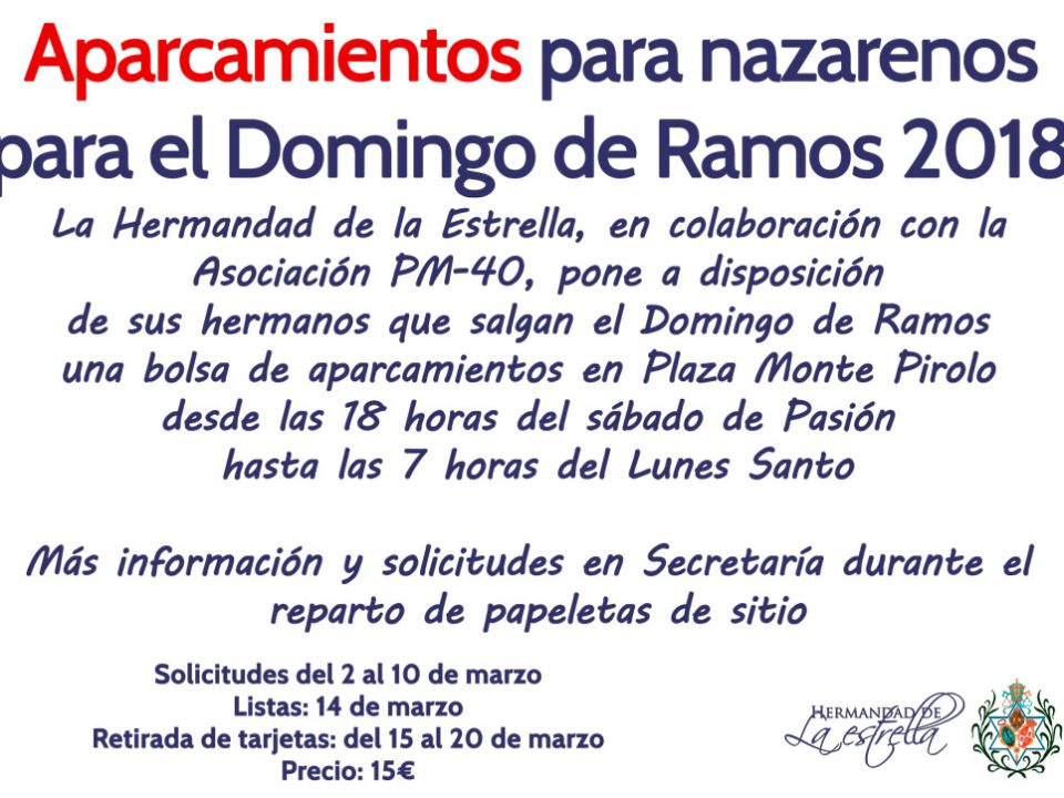 cartel parking 2018
