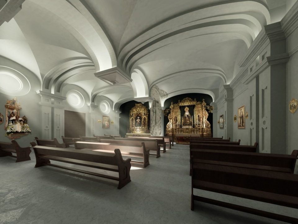 Capilla montaje decoracion