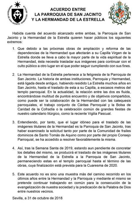 ComunicadoParroquiaHermandad