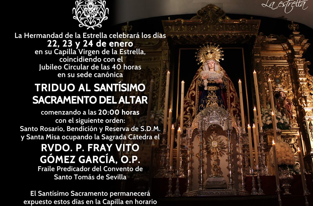 2019 01 12 Triduo Sacramental
