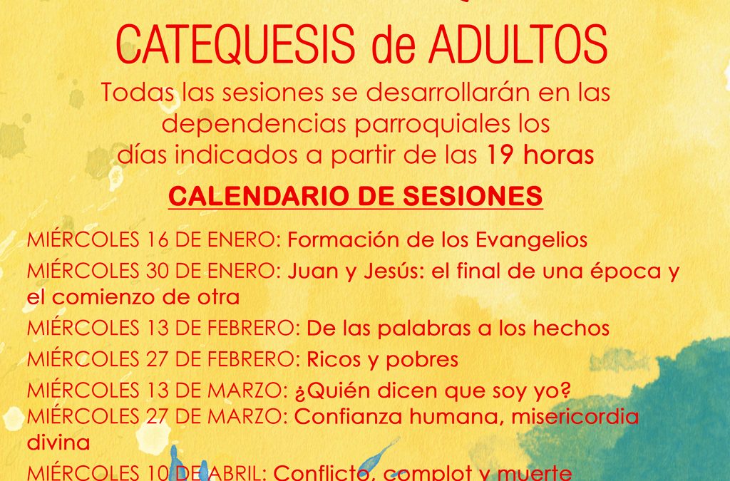 2019 01 17 Cartel Parroquia 2