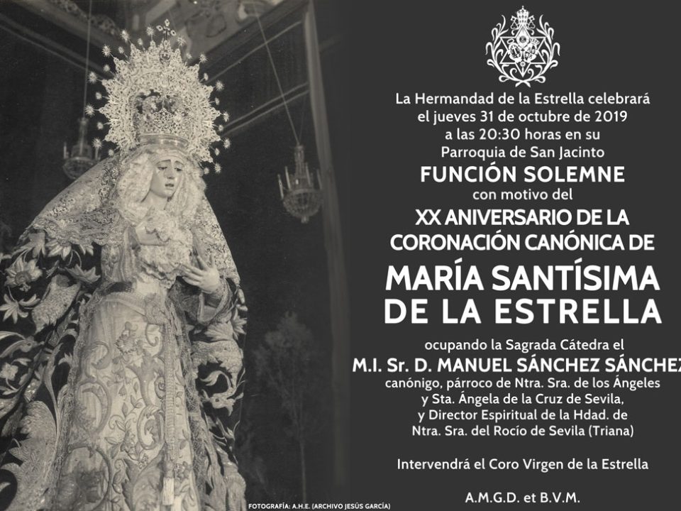 Anuncio Funcion Coronacion 2019