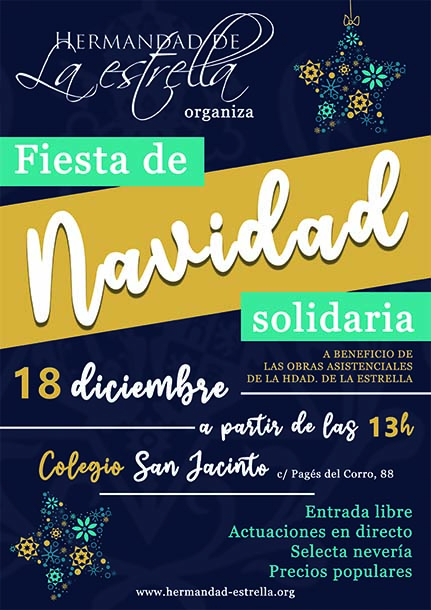 Cartel A3 FiestaNavidad Estrella2021