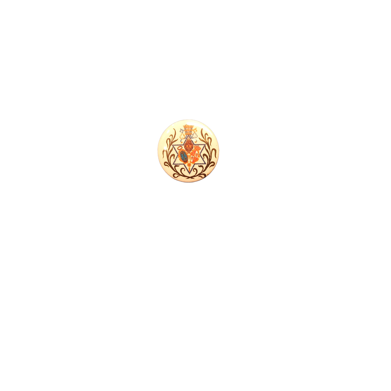 Pin solapa latón blanco Escudo