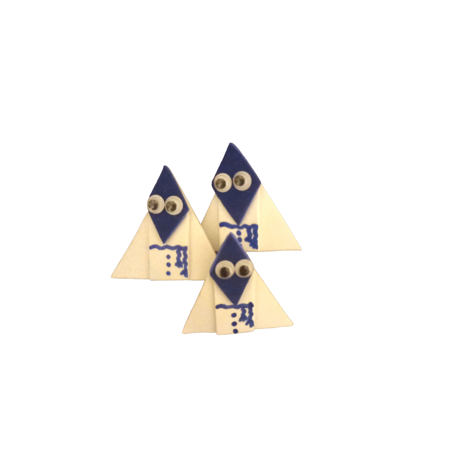 Nazarenos fieltro azul de Virgen
