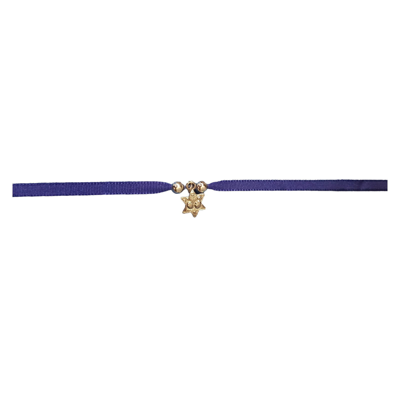 Pulsera tela azul estrellita