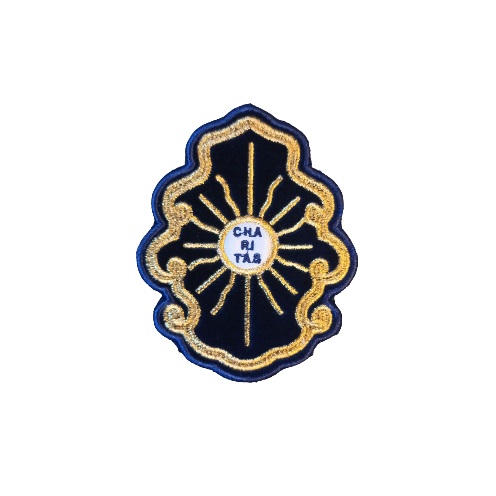 Escudo antifaz Virgen CHARITAS pequeño