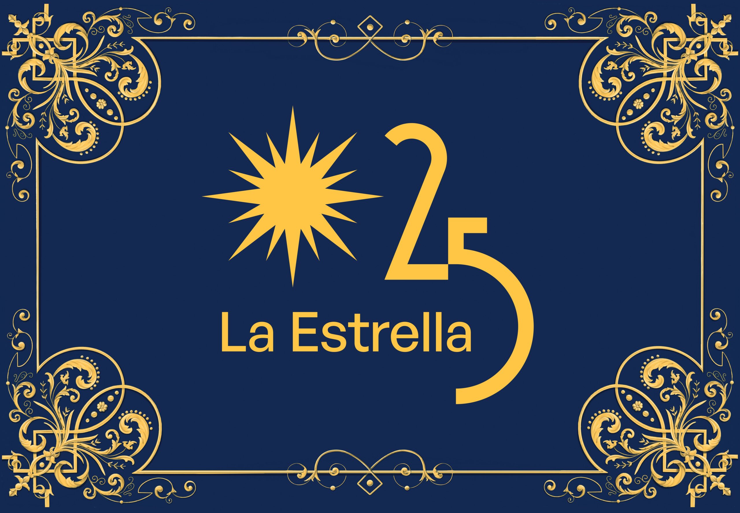 Balconera azul 25 Aniversario Coronación