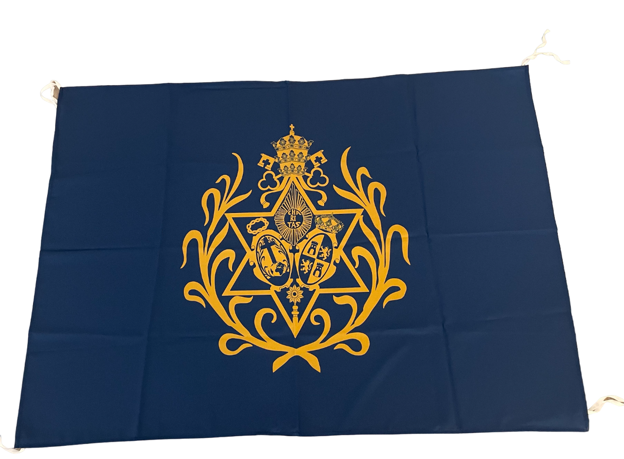 Banderola balcón escudo de la Hermandad